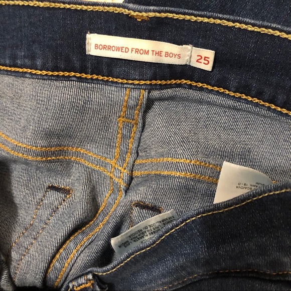 Levi’s Borrowed From The Boys Jeans - Size 25 - Picture 3 of 5